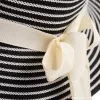 Striped woven Korean-style sunshade baseball cap for adults, summer straw hat for women Application Scenario